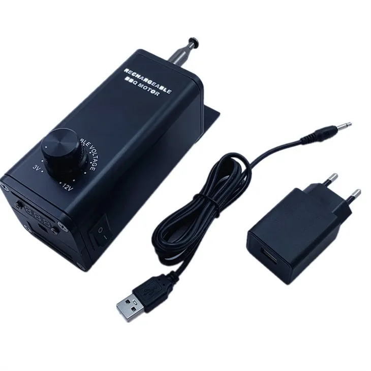 Muutuva kiirusega laetav Rotisserie Spit mootor